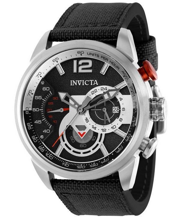 Invicta Aviator Chronograph Black Dial Quartz 39652 100M Men's Watch