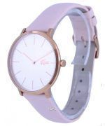 Lacoste Moon Rose Gold Tone Stainless Steel Silver Dial Quartz LA-2000948.G Womens Watch