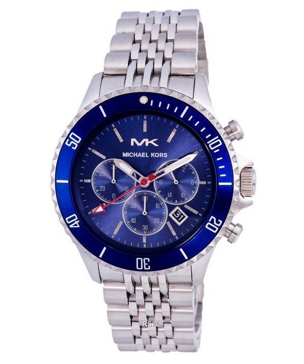 Michael Kors Bayville Chronograph Blue Dial Quartz MK8896 Mens Watch