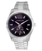 Michael Kors Lexington Stainless Steel Multifunction Black Dial Quartz MK8946 100M Mens Watch