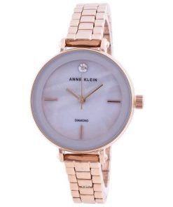 Anne Klein 3386LGRG Quartz Diamond Accents Women's Watch