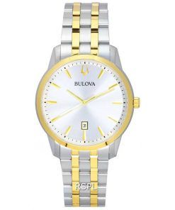 Bulova Sutton Classic Silver Dial Quartz 98B385 Men's Watch
