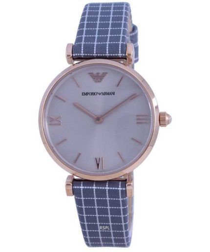 Emporio Armani Gianni T-Bar Grey Dial Quartz AR11386 Women's Watch