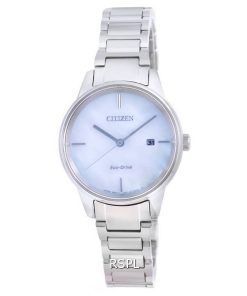 Citizen Mother Of Pearl Dial Stainless Steel Eco-Drive EW2590-85D Womens Watch
