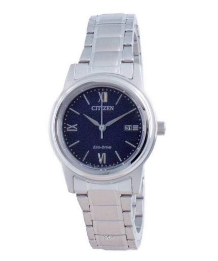 Citizen Classic Blue Dial Stainless Steel Eco-Drive FE1220-89L 100M Women's Watch