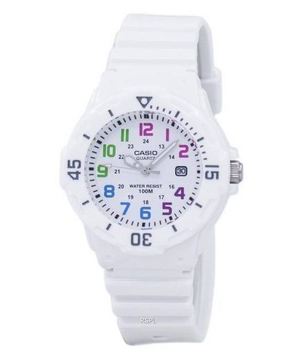 Casio Enticer Analog White Dial LRW-200H-7BVDF LRW-200H-7BV Womens Watch