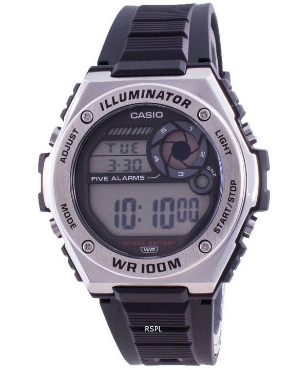 Casio Illuminator Digital MWD-100H-1A MWD100H-1 Mens Watch - IN