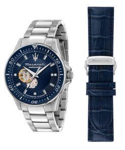 Maserati Sfida Diamond Open Heart Dial Automatic R8823140007 100M Men's Watch