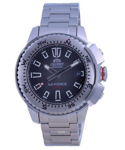 Orient M-Force Black Dial Automatic Diver's RA-AC0N01B10B 200M Men's Watch