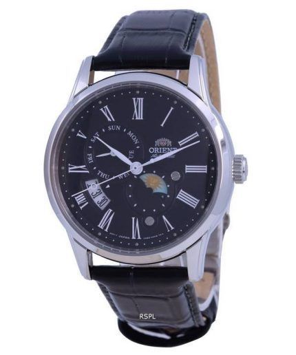 Orient Sun & Moon Black Dial Automatic RA-AK0010B10B Men's Watch