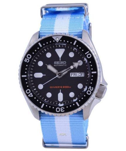 Seiko Automatic Divers Polyester SKX007K1-var-NATO24 200M Mens Watch