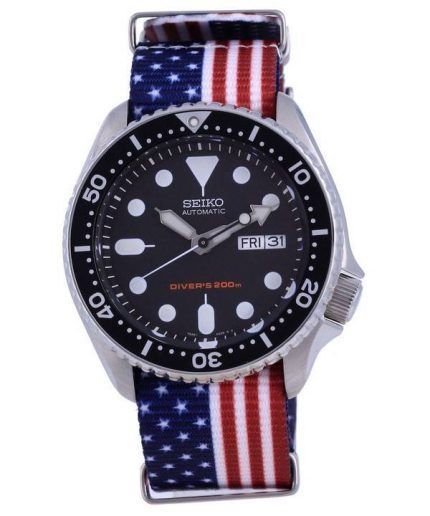 Seiko Automatic Divers Polyester SKX007K1-var-NATO27 200M Mens Watch