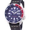 Seiko Automatic SKX009K1-LS14 Diver's 200M Black Leather Strap Men's Watch