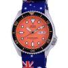 Seiko Automatic Divers Japan Made Polyester SKX011J1-var-NATO30 200M Mens Watch