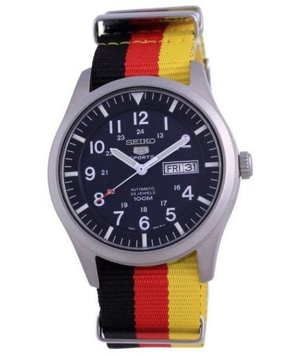 Seiko 5 Sports Automatic Polyester SNZG11K1-var-NATO26 100M Mens Watch