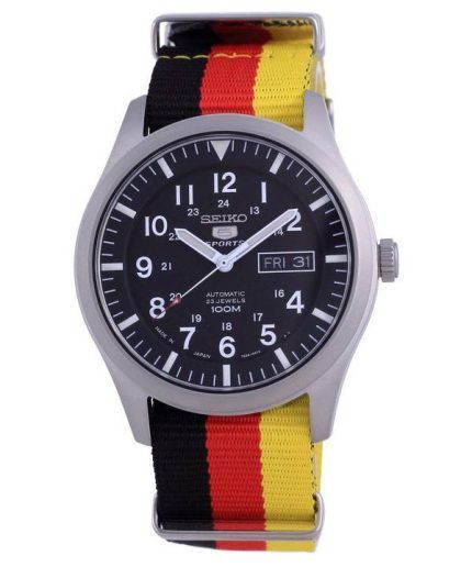 Seiko 5 Sports Automatic Polyester SNZG15J1-var-NATO26 100M Mens Watch