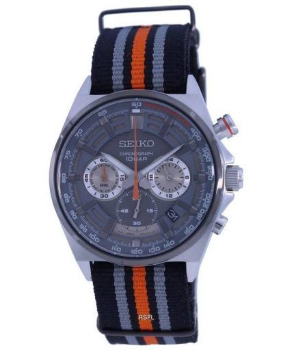 Seiko Neo Sports Chronograph Grey Dial Quartz SSB403 SSB403P1 SSB403P 100M Men's Watch