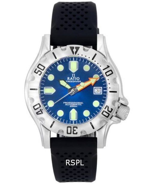 Ratio FreeDiver Professional Sapphire Blue Sunray Dial Automatic RTF0013 500M Men's Watch