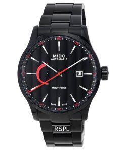 Mido Multifort Power Reserve Black Dial Automatic M038.424.33.051.00 M0384243305100 100M Men's Watch