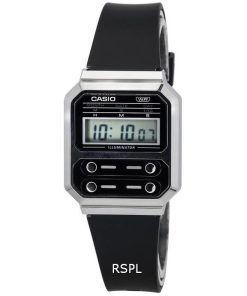 Casio Vintage Digital Black Dial Quartz A100WEF-1A A100WEF-1 Unisex Watch