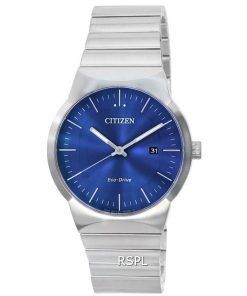 Citizen Axiom Stainless Steel Blue Dial Eco-Drive BM7580-51L Men's Watch