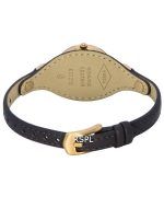 Fossil Carlie Eco Leather Strap Black Dial Quartz ES5212 Women's Watch