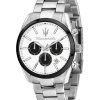 Maserati Attrazione Chronograph Stainless Steel White Dial Quartz R8853151004 Men's Watch