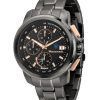 Maserati Successo Chronograph Stainless Steel Black Dial Solar R8873645001 Men's Watch