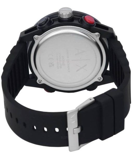 Armani Exchange D-Bolt Analog Digital Silver Dial Quartz AX2960 100M Mens Watch