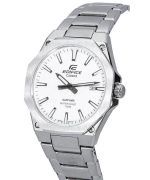 Casio Edifice Stainless Steel White Dial Quartz EFR-S108D-7A EFRS108D-7 100M Men's Watch