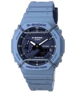 Casio Tone-on-Tone G-Shock Analog Digital Blue Chromatic Dial Quartz GA-2100PT-2A GA2100PT-2 200M Men's Watch