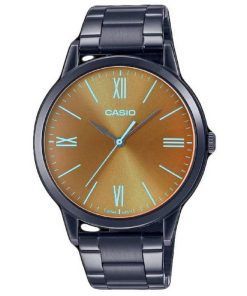 Casio Analog Stainless Steel Brown Dial Quartz MTP-E600B-1B MTPE600B-1B Men's Watch