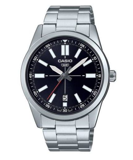 Casio Classic Analog Black Dial MTP-VD02D-1E MTPVD02D-1 Men's Watch