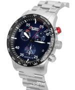 Zeppelin Eurofighter Typhoon Chronograph Blue Dial Quartz 7298M3SET 100M Mens Watch With Band Sets