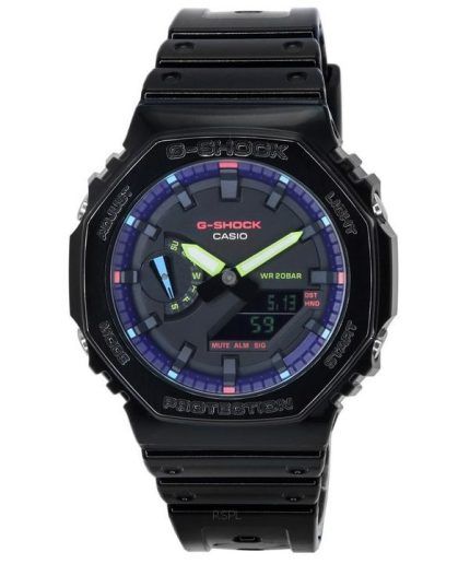 Casio G-Shock Quartz Sports GA-2100RGB-1A GA2100RGB-1 Men's Watch