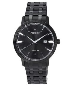 Citizen Eco-Drive Stainless Steel Black Dial BM7465-84E Men's Watch