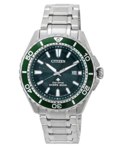 Citizen Promaster Marine Green Dial Eco-Drive Diver's BN0199-53X 200M Men's Watch