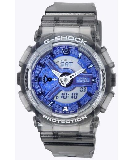 Casio G-Shock Analog Digital Blue Dial Quartz GMA-S110TB-8A 200M Women's Watch