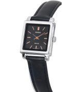 Casio Standard Analog Leather Strap Black Dial Quartz LTP-E176L-1A Women's Watch