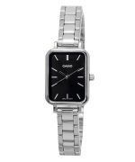 Casio Analog Stainless Steel Black Dial Quartz LTP-V009D-1E  Women's Watch