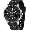 Sector 230 Automatico Silicone Strap Black Dial Automatic R3221161002 100M Mens Watch