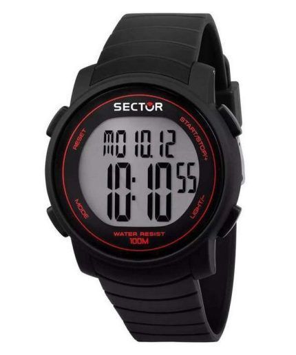Sector Ex-31 Digital Black Dial Quartz R3251543001 100M Mens Watch