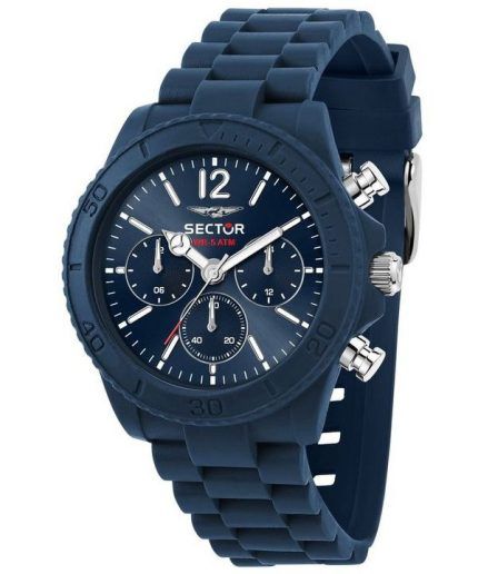 Sector Diver Multifunction Stainless Steel Blue Dial Quartz R3251549002 Mens Watch