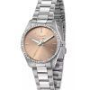 Sector 270 Just Time Crystal Accents Stainless Steel Rose Gold Dial Quartz R3253578506 Womens Watch