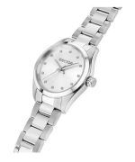 Sector 270 Just Time Crystal Accents Stainless Steel Silver Dial Quartz R3253578509 Womens Watch