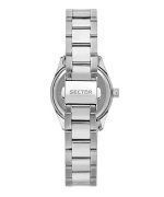 Sector 270 Just Time Crystal Accents Stainless Steel Silver Dial Quartz R3253578509 Womens Watch