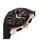 Sector 790 Chronograph Silicone Strap Black Dial Quartz R3271636001 100M Mens Watch