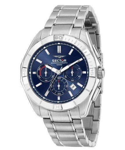 Sector 790 Chronograph Stainless Steel Blue Dial Quartz R3273636004 100M Mens Watch