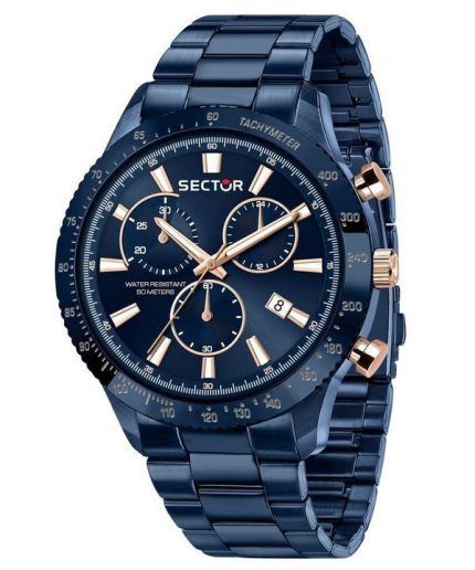 Sector 270 Chronograph Stainless Steel Blue Dial Quartz R3273778004 Mens Watch