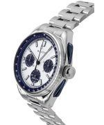 Bulova Lunar Pilot Archive Series Special Edition Chronograph Silver Dial Quartz 98K112 Mens Watch With Extra Strap